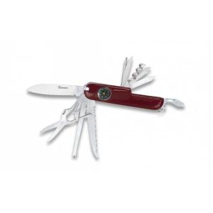 Navaja Multiusos Albainox 11039 con hoja de acero Inox de 6 cm y empuñadura de ABS de 9,2 cm.