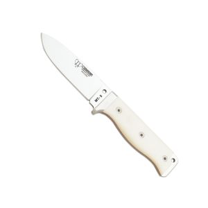 Cuchillo Cudeman 120-B-K MT-5 hoja de acero inoxidable Böhler N-695 de 11 cm empuñadura de micarta blanca de 11,5 cm funda de kydex