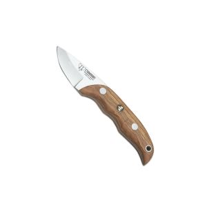 Cuchillo Cudeman 129-L hoja de acero inoxidable MoVa 1.4116 de 6 cm empuñadura de madera de olivo de 12 cm