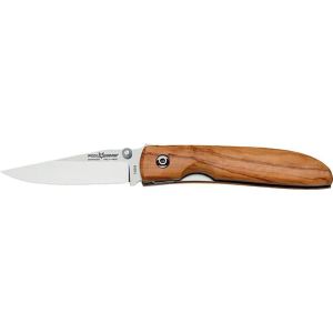 Navaja FOX VOYAGER RADICA 1499 hoja de acero inoxidable de acero 440C de 8 cm y empuñaduras de madera de olivo de 11 cm