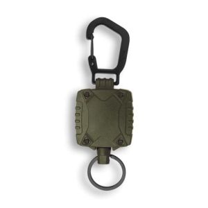 Llavero Extensible Verde ABS Cuchillo/ Mosquetó 16246-VE Barbaric.