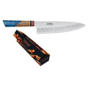 Cuchillo GYUTO TOKISU hoja Damasco Hoja de 21 5