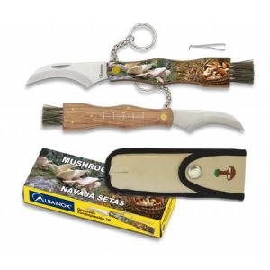 Navaja Setera 3D con hoja de acero 3CR13MOV de 7.30 cm y empuñadura de Madera / 3D Print de 13.80 cm