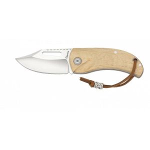 Navaja Albainox 18800 con hoja de acero 3Cr13Mov de 5,5 cm y empuñadura de Madera natural de 7,5 cm.