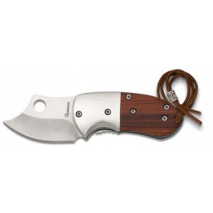 Navaja Albainox 18934 con hoja de acero 3Cr13Mov de 4,5 cm y empuñadura de Madera de 7 cm.