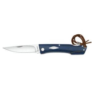Navaja con hoja de acero 3CR13MOV de 8.00 cm y empuñadura de estamina Verde de 10.80 cm