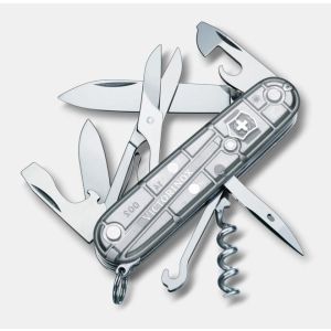 NAVAJA VICTORINOX CLIMBER SILVERTECH, TRANSPARENTE 1.3703.T7