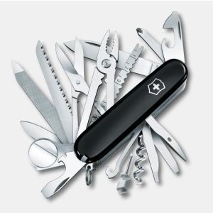 NAVAJA VICTORINOX SWISS-CHAMP - 33 USOS 91mm. NEGRA 1.6795.3