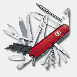 NAVAJA VICTORINOX CYBERTOOL - 41 USOS 91MM. ROJO TRANSPARENTE 1.7775.T
