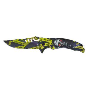 Navaja Albainox 25038 con hoja de acero 3Cr13Mov de 8,6 cm y empuñadura de ABS / Diseño 3D de 11,5 cm.