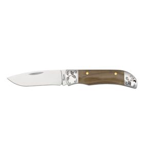 Navaja Albainox 25076 con hoja de acero 3Cr13Mov de 7,4 cm y empuñadura de Acrílico de 9,4 cm.