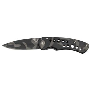 Navaja Albainox Camo Urbano 25172 con hoja de acero 3Cr13Mov de 6 cm y empuñadura de Acero de 9 cm.