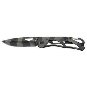 Navaja Albainox Camo Urbano con Clip 25173 con hoja de acero 3Cr13Mov de 6,6 cm y empuñadura de Acero Inox de 8,8 cm.