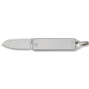 Navaja Albainox 25189 con hoja de acero 3Cr13Mov de 4,3 cm y empuñadura de Inox Satin de 6,7 cm.