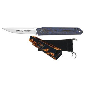 Navaja Tokisu 25288 con hoja de acero 7Cr17Mov de 8,8 cm y empuñadura de Micarta de 11,8 cm.
