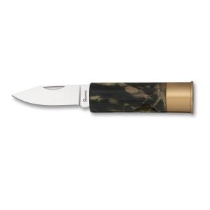 Navaja Albainox Cartucho 25306 con hoja de Acero Inox de 5 cm y empuñadura de ABS camuflaje de 6,8 cm.