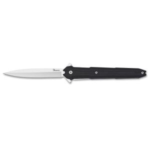 Navaja Albainox 25331 con hoja de Acero Inox de 9,6 cm y empuñadura de ABS negro de 13 cm.
