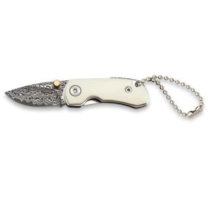 Navaja Albainox 25372 con hoja de Acero Inox de 3,5 cm y empuñadura de Acrílico color hueso de 5,2 cm.