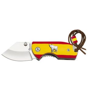 Navaja Albainox 25373 con hoja de Acero Inox de 4,3 cm y empuñadura de G10 España de 6,8 cm.