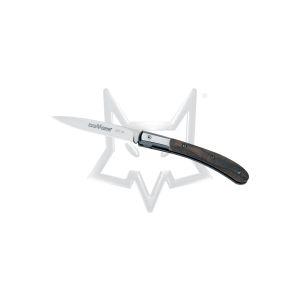 Navaja estilete Italiana FOX ELITE 271 ZW con hoja de acero Böhler N690Co  de 8 cm y empuñadura de ziricote de 9,5 cm