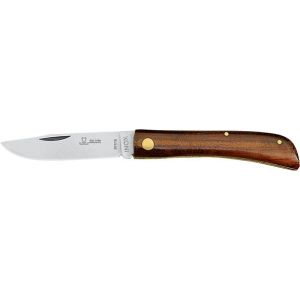 Navaja bolsillera italiana FOX 301/18 B con hoja de acero 420C de 8 cm y empuñadura de palisandro de 10 cm