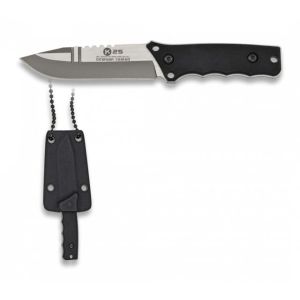 Cuchillo Táctico K-25 32371 con hoja de acero 7Cr17Mov de 7 cm y empuñadura de g-10 / Negro de 7 cm.