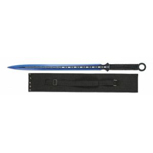 Machete Albainox 32419 con hoja de acero 3Cr13Mov de 52,5 cm y empuñadura de Encordado/negro de 18,5 cm.