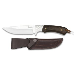 Cuchillo Albainox Caza 32454 con hoja de acero 3Cr13Mov de 11,8 cm y empuñadura de estamina - CNC de 12,4 cm.