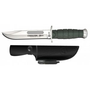 Cuchillo K-25 Commando-mr 6 32622 con hoja de acero 7Cr17Mov de 17 cm y empuñadura de G10 de 12,3 cm.