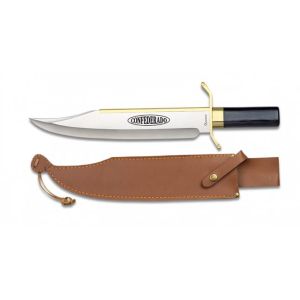 Cuchillo Caza Albainox Confederado 32658 con hoja de acero 3Cr13Mov de 34,8 cm y empuñadura de Madera/Negro de 13,4 cm.