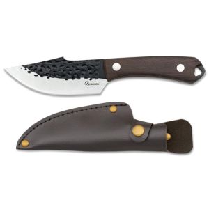 Cuchillo Albainox 32708 con hoja de acero 3Cr13Mov de 10,5 cm y empuñadura de Wengue de 10,2 cm.
