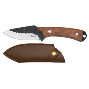 Cuchillo de Caza Albainox 32792 con hoja de acero 3Cr13Mov de 11 cm y empuñadura de Madera Natural de 13 cm.