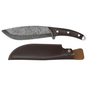 Cuchillo Albainox Deportivo 32805 con hoja de acero 3Cr13Mov de 20 cm y empuñadura de Madera de 13,5 cm.