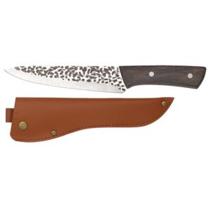 Cuchillo Albainox Caza 32807 con hoja de acero 3Cr13Mov de 17,5 cm y empuñadura de Madera de 12,5 cm.