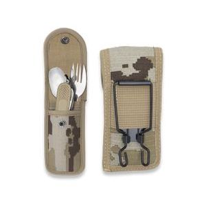 SET CUBIERTOS CAMPING CON FUNDA