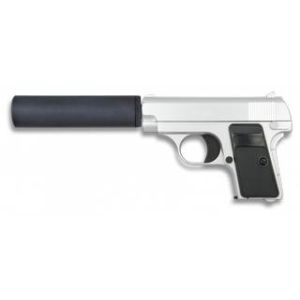 Pistola AIRSOFT Metal Plata 