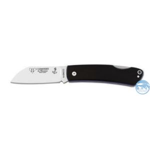 Navaja Cudeman La Marinera 386-MF con hoja de acero Böhler N690-Co de 7 cm y empuñadura de micarta negra con separador azul de 9