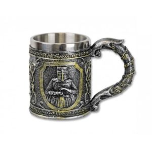 Taza Decoración Templarios 12 cm 39038 Tole10 Imperial.
