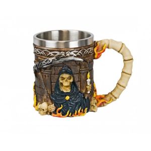 Taza Decoración "la Muerte" 12 cm 39040 Tole10 Imperial.