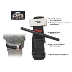 Torniquete táctico negro