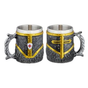 Taza Resina Templaria Cota de Malla 39077 Tole10 Imperial.