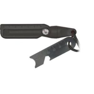 Pedernal Negro con brújula y silbato