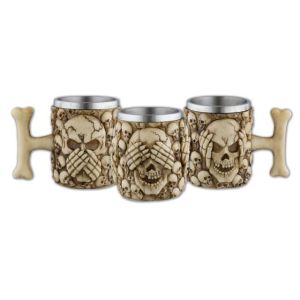 Taza Resina Tole10 3 Calaveras 39420.