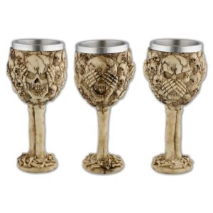 Copa Resina Tole10 3 Calaveras 39421.