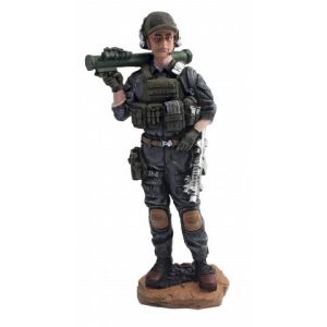 Figura Resina. 30 cm. American Corps 39432 Tole10.