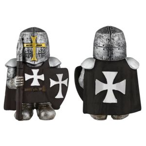 Templario Resina Negro Lanza 10.5x7,3 cm 39447 Tole10.