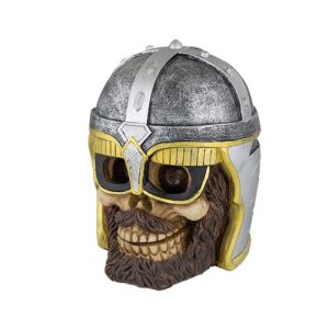 Cabeza Tole10 Resina Calavera Vikingo 16 cm 39481.