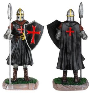 Templario Negro Resina Lanza-escudo, 30 39541 Tole10.