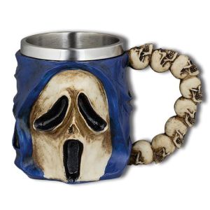 Taza Ornamentacion Resina Calavera 39551 Tole10.