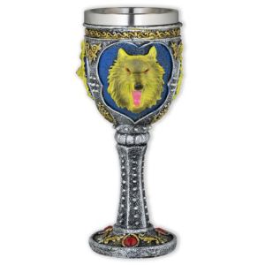 Copa Resina Ornamento Lobo Tole10 39607.